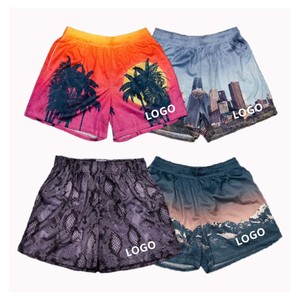 Pantalones Cortos de Sublimación Personalizados con Logotipo Propio, Diseño de Doble Capa de Malla 100% Poliéster, Impresión por Transferencia de Calor, Gran Venta - Product Image 4