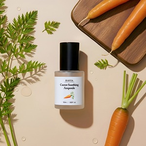 เซรั่มบำรุงผิวหน้าระดับมืออาชีพ J&G Cosmetics ผสมสารสกัดแครอทและ PDRN HAVIA Carrot Soothing Ampoule สำหรับการดูแลผิวหน้า - Product Image 2