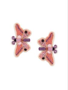 Boucles d'oreilles pendantes longues géométriques plaquées or style Bohème, perles en verre cristal faites à la main, vente en gros, prix d'usine, nouveau design 2025 - Product Image 2