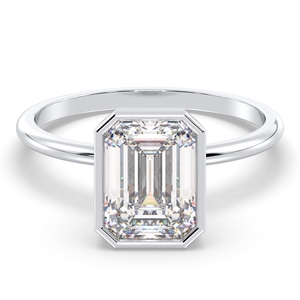 แหวนหมั้นเพชรโมอิสซาไนต์ทรงเหลี่ยมมรกต 1.67 กะรัต REYES รุ่นขายดีที่สุด ตัวเรือนทอง 14K ของขวัญแต่งงาน เครื่องประดับชั้นดีสำหรับผู้หญิง - Product Image 1