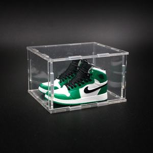 Chic Acrylic <b>Shoe</b> Display <b>Box</b> Featuring <b>Clear</b> Design Protects Against Dust While Allowing for Easy Visibility of Your Collection - Product Image 1