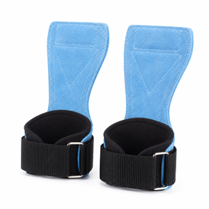 Strap Support Gym Palm Grip With OEM High Quality 2026 Adjustable Fabric Fingerless Palm Grips for Exercise with Black - Product Image 3
