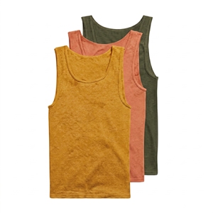 Customizable Breathable <b>Mens</b> <b>Rib</b>-knit Tank Top Sleeveless Undershirt Crew Neck Singlet Muscle Training <b>Vest</b> Bulk - Product Image 3