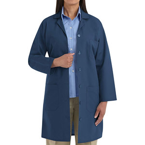 Blouse de laboratoire unisexe longue en polyester/coton de haute qualité avec options de logo pour détection d'aiguilles, usage hospitalier, tenues médicales - Product Image 3