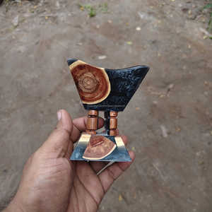 Wooden And Resin Holder Bakhoor Incense Burner Holder Handmade Incense Stick Holder Ash Catcher Home Decor Wholesale Supplier - Product Image 2