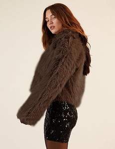 Abrigo de Piel de Zorro para Mujer, Abrigo Cálido de Invierno, Abrigos de Piel Auténtica al por Mayor para Damas - Product Image 2