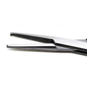 Pinza Hemostática Kocher de Acero Inoxidable, Curva y Recta, Instrumento Quirúrgico con Certificación CE - Product Image 3