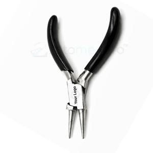 Mini alicates de punta redonda de 3 pulgadas (75 mm) hechos de acero inoxidable de alta calidad, herramienta manual de precisión para la fabricación de joyería OEM - Product Image 4