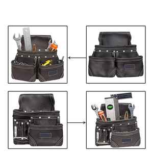 Best Style Unique Color Leather <b>Tool</b> Bag High-Quality OEM Waterproof Adjustable Strap Multi Color for Outdoor Use - Product Image 2