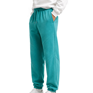 Pantalons décontractés en polaire d'hiver personnalisés pour hommes, pantalons de jogging doux, vente en gros, fabricant de vêtements OEM ODM, fournisseur d'usine pour hommes - Product Image 5