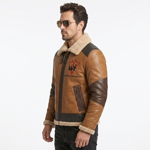 Men Leather Jacket Classic Casual Leather <b>Coat</b> Soft Premium Material Comfortable Lining Durable Design For Everyday Wear Travel - Product Image 6