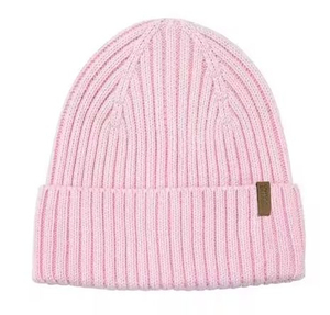 Bonnet unisexe vert olive 56-58 cm en tricot côtelé, chapeau d'hiver décontracté pour adulte - Product Image 3