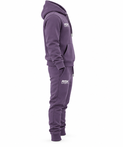 Ensemble jogging et sweat à capuche en molleton 100 % coton tricoté uni pour homme – Idéal pour l'hiver et les tenues décontractées - Product Image 2