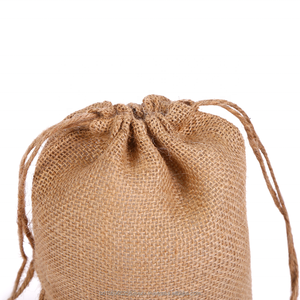 100% Natural Eco-Friendly Durable Biodegradable Brown Jute Burlap Gift <b>Bags</b> 3x4" Drawstring Gift <b>Tags</b> Customizable Size JF - Product Image 1