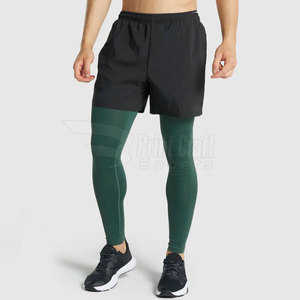 Leggings de compression sur mesure en gros, taille plus, prix bas, leggings de compression pour hommes - Product Image 4
