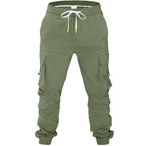 Pantalones Cargo para Hombre de Alta Calidad, Multibolsillos, Poliéster Ripstop, Ropa de Trabajo, Cintura Media, Corte Ajustado, Fabricante OEM Personalizado, Venta al Por Mayor - Product Image 5