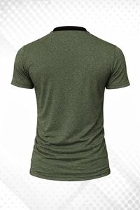 Sporty for Premium Athletic Training T-Shirt for <b>Men</b> Regular Fit Short Sleeve 100% Cotton <b>Stretch</b> Fabric Breathable Custom - Product Image 2