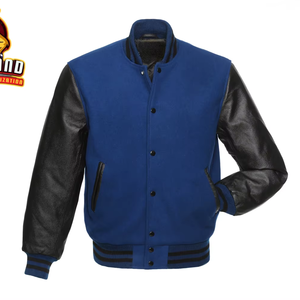 Veste universitaire personnalisée pour homme, qualité supérieure, manches en laine et cuir, personnalisez avec votre propre logo et marque - Product Image 1