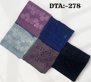 Luxury Designer Diamond Thread Work Washable Anti-Wrinkle Breathable Imported TikTok Fabric Floor-Length Straight Party - Product Image 5