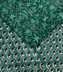 Tela de Algodón Ecológica con Estampado de Bloques Tejida a Mano para Vestidos y Bolsos, Proveedor Mayorista Directo de Fábrica de Jaipur - Product Image 5