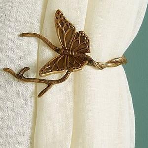 Attache de rideau décorative, attache de rideau en métal, attache de rideau de luxe, support de rideau de fenêtre, pour la maison et l'hôtel, en laiton et aluminium - Product Image 3