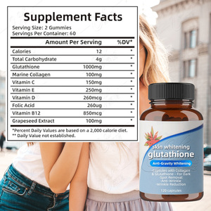 Cápsulas para blanquear la piel con glutatión de etiqueta privada con vitamina C - Product Image 6