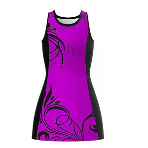 Uniforme de Netball Personalizable para Mujer, Ropa Deportiva de Poliéster Transpirable y Cómoda para Partidos Profesionales, para Clubes - Product Image 1