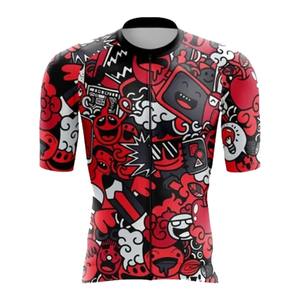 Camiseta de Ciclismo de Verano de Secado Rápido, Ecológica, 100% Poliéster, Anti-UV, Personalizable, para Hombre, Manga Corta, Uniforme - Product Image 1