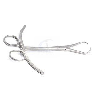 เครื่องมือผ่าตัดกระดูก CLASTY INSTRUMENTS คีมจัดกระดูกปลายโค้งแหลม ทำจากเหล็กกล้าไร้สนิม สำหรับการจัดตำแหน่งกระดูกหัก - Product Image 2