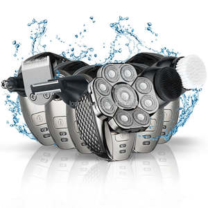 Kit de rasoir électrique étanche à 9 lames rasoir rotatif flottant avec corps en fil de fer barbelé pour rasage de voiture Bikini barbe toilettage - Product Image 6