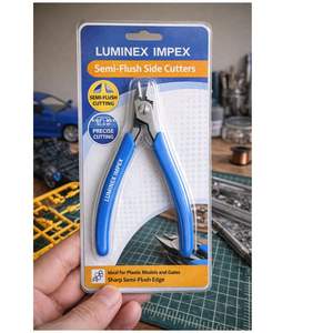 Pince coupante semi-affleurante en acier inoxydable, coupe-fil de précision, haute qualité, légère, 5 pouces, pour la fabrication de bijoux et l'électronique - Product Image 1