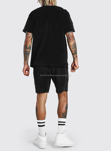 Meilleure vente Ensemble short et logo personnalisés avec impression pour hommes nouveauté deux pièces vêtements hommes ensemble jumeau pour l'été - Product Image 6