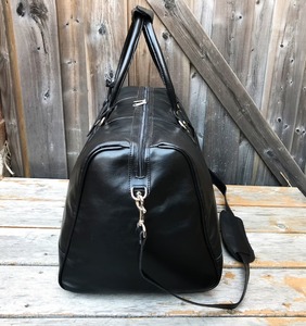 กระเป๋าเดินทางหนังแบบยูนิเซ็กซ์ สไตล์เรโทร ทรงดัฟเฟิล สำหรับวันหยุดสุดสัปดาห์ มีซิป น้ำหนักเบา ความจุขนาดใหญ่ 36-55 ลิตร พกพาสะดวก ทันสมัย - Product Image 3