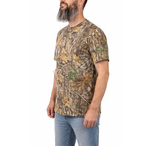 Camiseta de Pesca Personalizada, Transpirable, Cómoda, Elástica, con Efecto Deslavado, Manga Corta, para Caza - Product Image 3