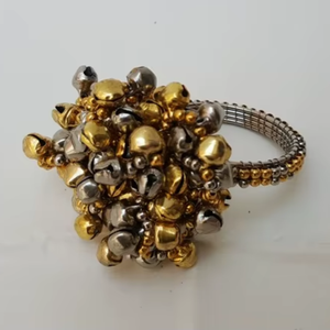 Anillo de Servilleta de Metal con Cuentas de Lujo |   Porta Servilletas de Cristal Dorado y Plateado Hecho a Mano, Decoración para Mesa de Comedor de Boda, Hotel y Restaurante - Product Image 2