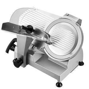 Rebanadora de Carne Comercial Eléctrica de 400W con Cuchilla de Acero al Carbono Extraíble de 12 Pulgadas y Bandeja Ajustable para Alimentos - Product Image 1