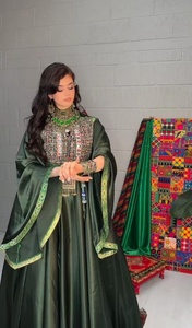 Tissu en Soie Georgette de Haute Qualité en Gros, Robes Salwar Kameez Afghanes Kuchi Très Demandées 2026, Robes de Mariage Respirantes - Product Image 3