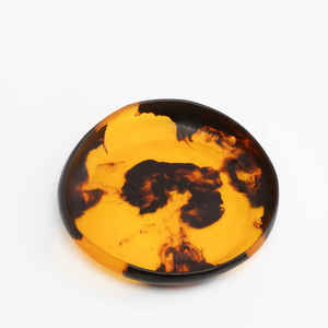 Plats et assiettes en résine marbrée tendance, forme ronde, motif personnalisé, modernes, compatibles lave-vaisselle, plateaux de service alimentaire écologiques - Product Image 4