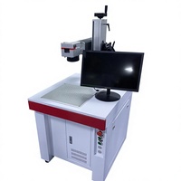 Système de gravure au laser à fibre MOPA de type table 30W, série TF, pour le marquage de précision des métaux et des composants industriels
