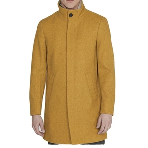 Veste matelassée longue d'hiver pour homme, manteau chaud rembourré à manches longues, col montant, poches latérales zippées, vêtements personnalisés - Product Image 1