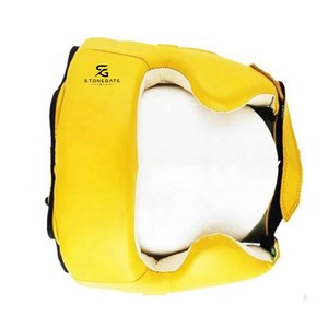 Protège-tête de boxe et de kickboxing en cuir personnalisé, léger, respirant et réglable pour l'entraînement et le sparring 2026 - Product Image 2