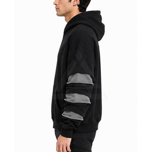Sudaderas con capucha personalizadas para hombre, estilo oversize, con tela suave y diseño moderno de moda urbana. - Product Image 5