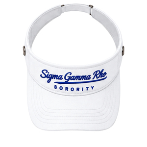 หมวกบักเก็ต Sigma Gamma Rho สำหรับผู้หญิง ปักอักษรชมรมกรีกแบบกำหนดเอง หมวกกันแดดผ้าฝ้าย แฟชั่นลำลองกลางแจ้ง ขายส่ง - Product Image 3