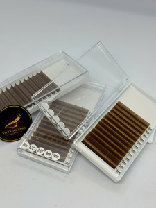 Professional Individual <b>Lash</b> Extensions Tray Matte Black Korean PBT Classic <b>Volume</b> Eyelashes Custom Wholesale - Product Image 2