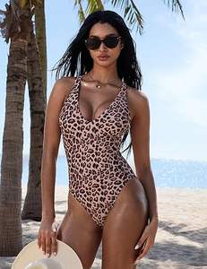 ชุดว่ายน้ำวันพีซสีดำคอสูงเว้าหลังสุดเซ็กซี่สำหรับผู้หญิง ขายดี สินค้ามาใหม่ - Product Image 5