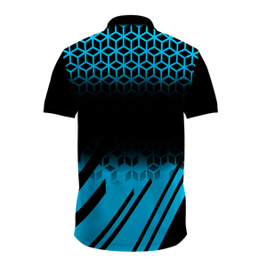 ผู้ผลิตเสื้อโปโลกีฬาแบบกำหนดเอง OEM เสื้อโปโลทีมแบบซับลิเมชั่นแห้งเร็ว - Product Image 4