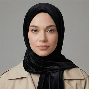 Hiyab Musulmán Largo, Sencillo, Informal, Ropa Tradicional Islámica para Mujer, Talla Adulto, Suave, Transpirable, de Primera Calidad, Moda en Prendas para la Cabeza - Product Image 1