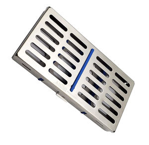 Cassette de stérilisation dentaire pour instruments, plateau en acier inoxydable détachable pour autoclave - Product Image 6