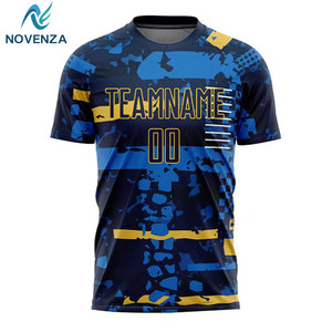 Camiseta Deportiva Personalizada para Hombre, Transpirable, Ligera, Ecológica, para Equipo Atlético, Manga Corta, Ropa Deportiva de Alto Rendimiento, Fútbol - Product Image 1