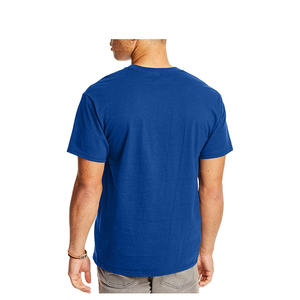 Hot Sale Men's Summer Sports T-Shirts 100% Cotton/Polyester <b>Canvas</b> Front Pocket Quick Dry Breathable High Quality - Product Image 5